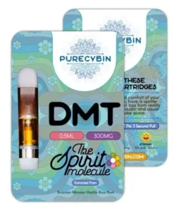 dmt purecybin psychedelic compound comparison dimethyltryptamine and purecybin inspired mushroom extract visualization abstract science illustration