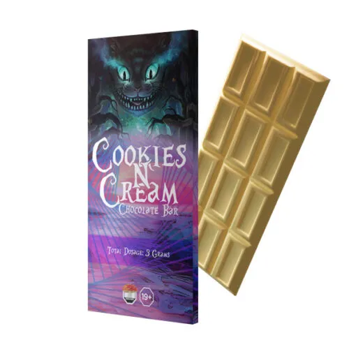 Unlock the 6 Amazing powers of Alice Cookies and Cream Chocolate Bar