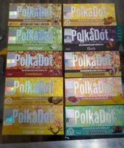 polkadot mushroom chocolate bar infused style chocolate edible mushroom chocolate product