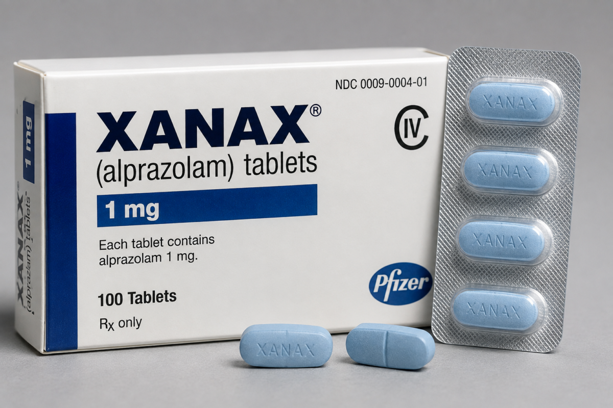 what does xanax look like