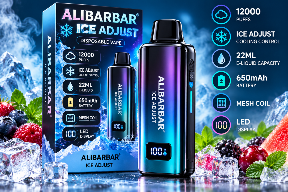 ALIBARBAR Ice Adjust disposable vape