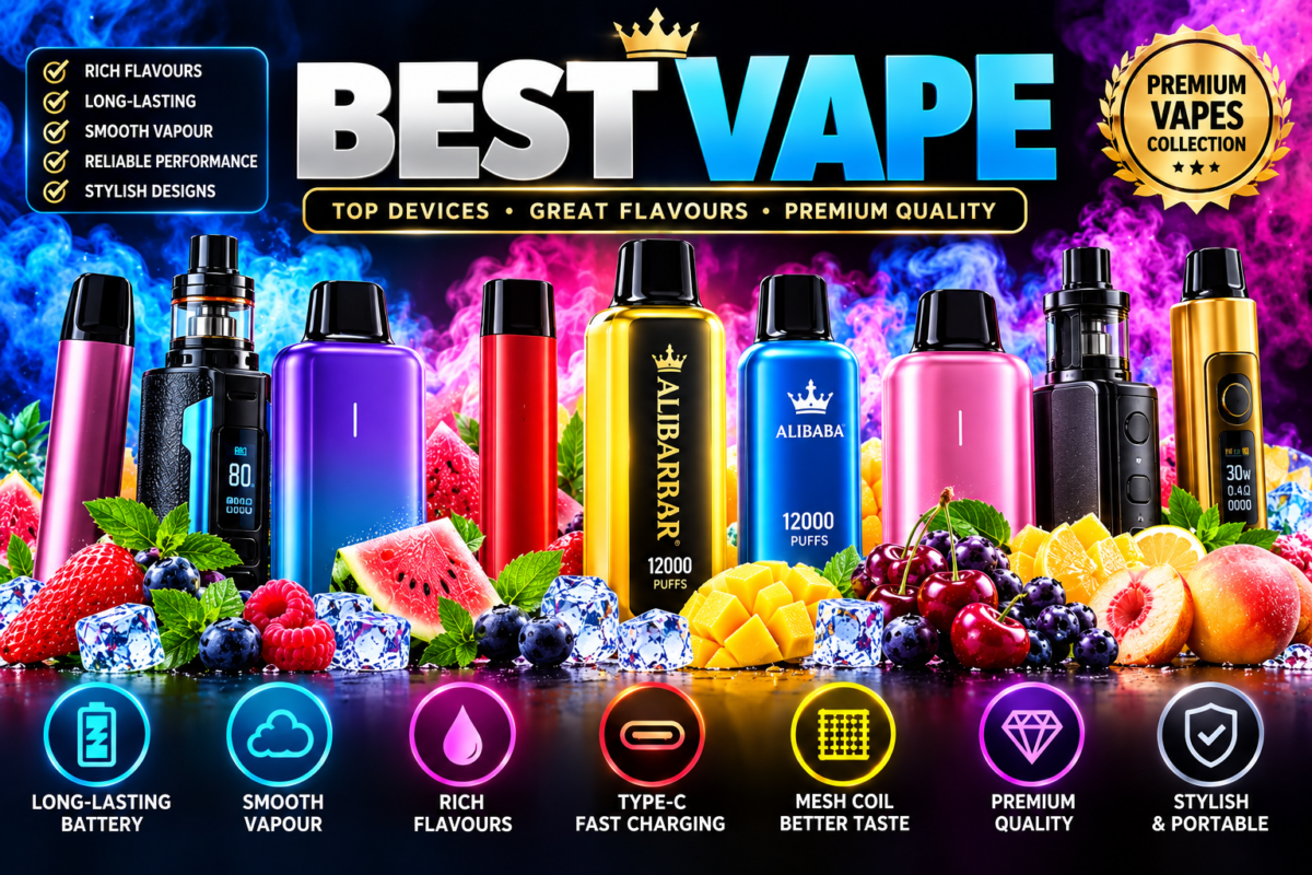 Best vape educational comparison showing different vape device types and features