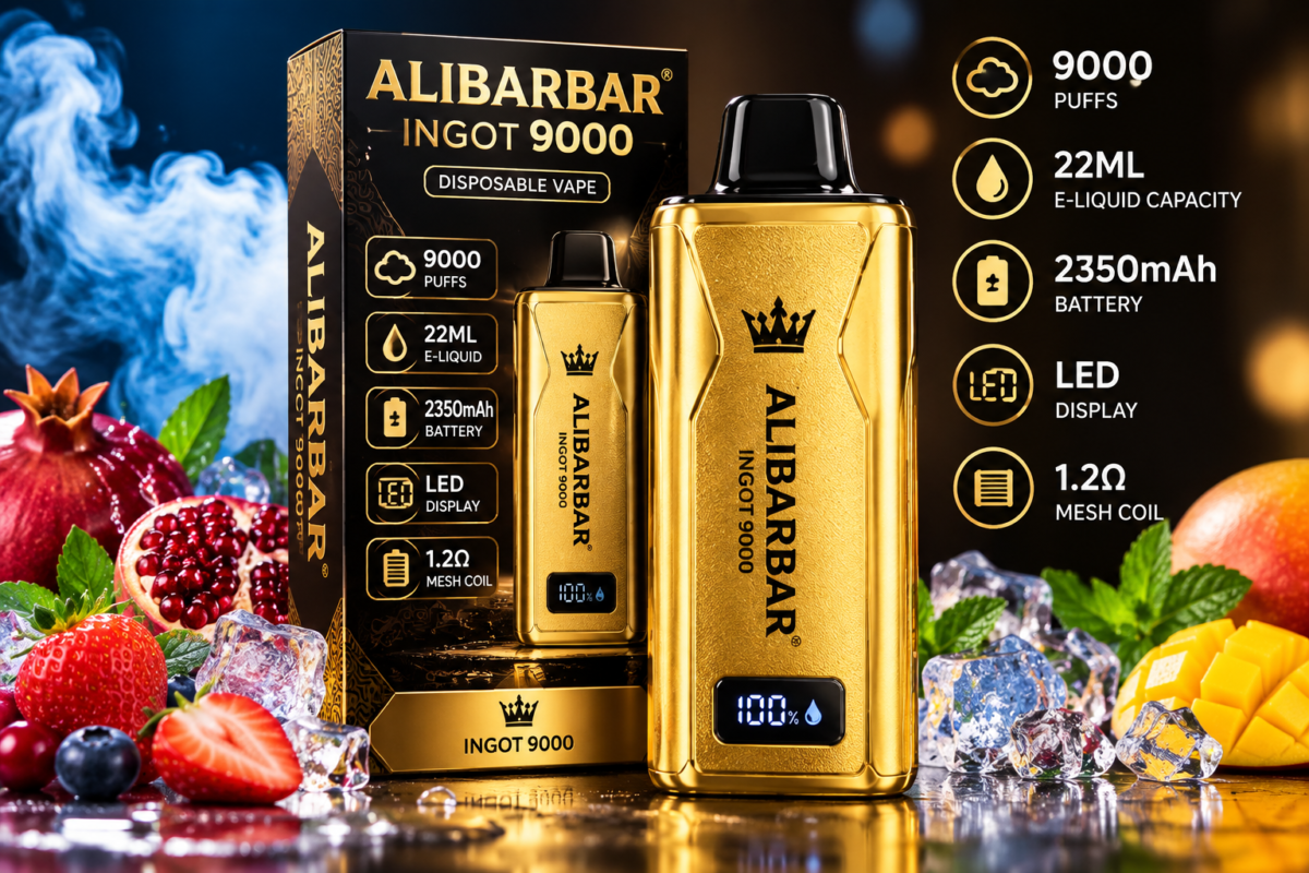 ALIBARBAR Ingot 9000 disposable vape
